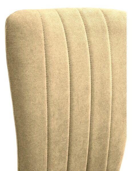 Set di sedie da pranzo kaki 4 pz Holly - Marckeric