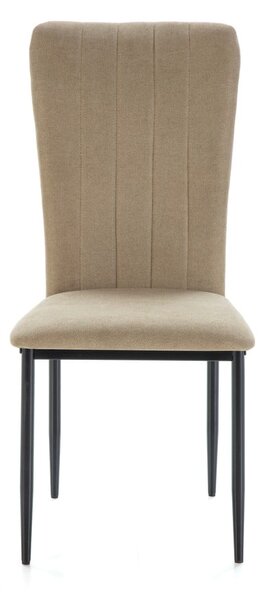 Set di sedie da pranzo kaki 4 pz Holly - Marckeric