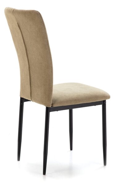Set di sedie da pranzo kaki 4 pz Holly - Marckeric