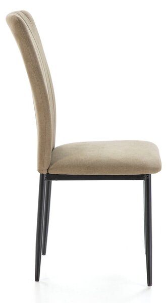 Set di sedie da pranzo kaki 4 pz Holly - Marckeric