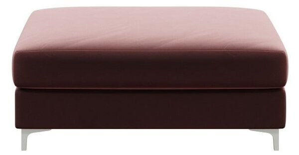 Pouf in velluto rosa scuro Devichy Rothe - devichy