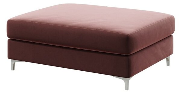 Pouf in velluto rosa scuro Devichy Rothe - devichy