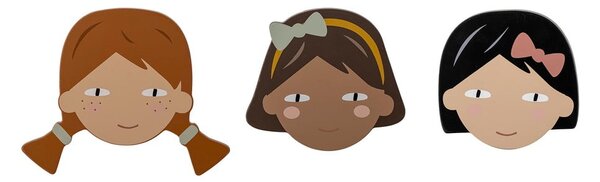 Ganci da parete in set da 3 Rosalia - Bloomingville Mini