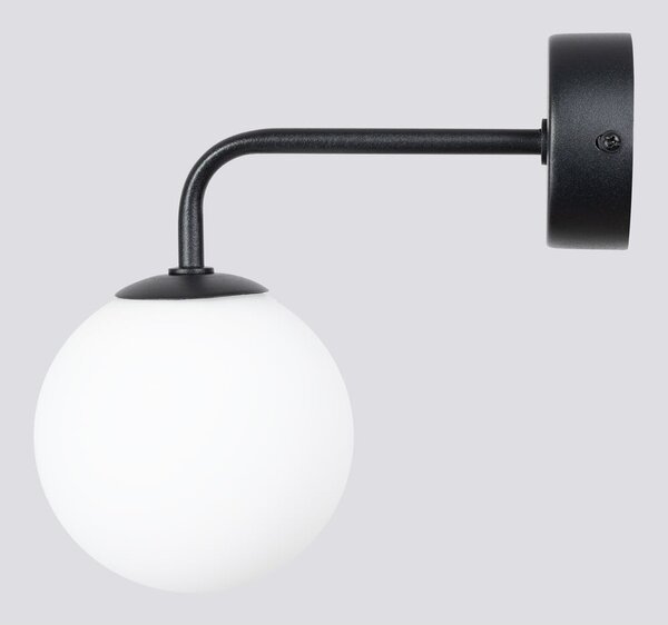 Lampada da parete bianca e nera Beam – Sollux