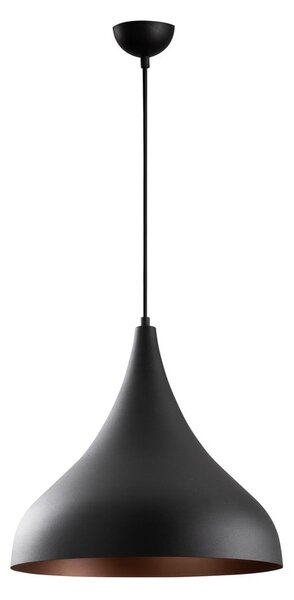 Lampadario nero con paralume in metallo ø 41 cm Sağlam – Opviq lights