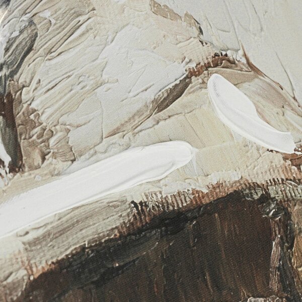 Quadro con elementi dipinti a mano 70x100 cm Charlotte – Styler