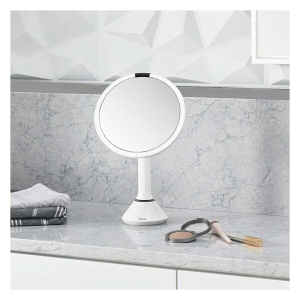 Specchio per make-up con illuminazione/con ingrandimento (5x) ø 20 cm Sensor – simplehuman