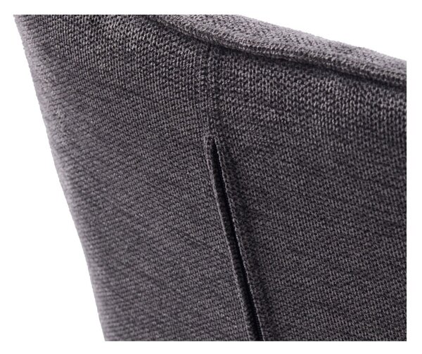 Sedia da pranzo grigio scuro Nolan - Unique Furniture