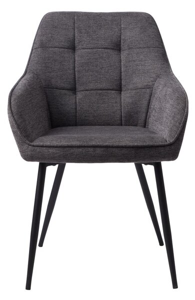 Sedia da pranzo grigio scuro Nolan - Unique Furniture