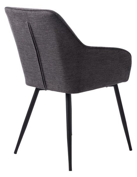 Sedia da pranzo grigio scuro Nolan - Unique Furniture