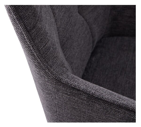 Sedia da pranzo grigio scuro Nolan - Unique Furniture