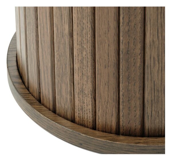 Tavolino rotondo in rovere ø 50 cm Nola - Unique Furniture