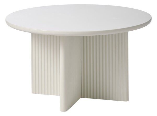 Tavolino rotondo grigio chiaro ø 80 cm Palma - Unique Furniture