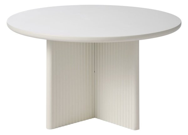 Tavolino rotondo grigio chiaro ø 80 cm Palma - Unique Furniture