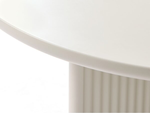 Tavolino rotondo grigio chiaro ø 80 cm Palma - Unique Furniture