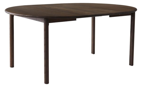 Tavolo da pranzo rotondo pieghevole in rovere marrone scuro ø 120 cm Noor - Hammel Furniture