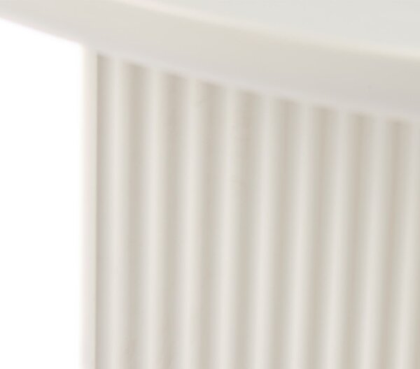 Tavolino rotondo grigio chiaro ø 80 cm Palma - Unique Furniture