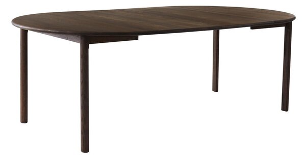 Tavolo da pranzo rotondo pieghevole in rovere marrone scuro ø 120 cm Noor - Hammel Furniture