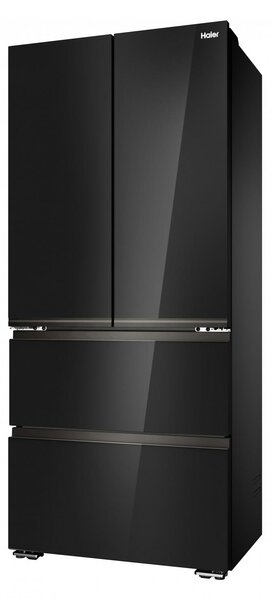 Haier Frigorifero Americano Side by Side Capacit 468 Litri Classe energetica D Raffreddamento No Frost colore Nero - HFKR7819DNGB
