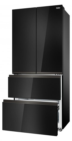 Haier Frigorifero Americano Side by Side Capacit 468 Litri Classe energetica D Raffreddamento No Frost colore Nero - HFKR7819DNGB
