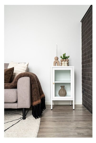 Vetrina in metallo bianco 38x70 cm Dalby - House Nordic