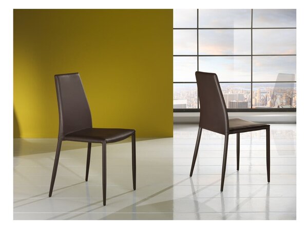 Sedie da pranzo marroni in un set di 2 Lion - Tomasucci