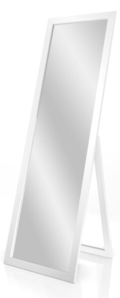 Specchio da terra con cornice bianca, 46 x 146 cm Sicilia - Styler