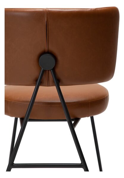Sedia da pranzo marrone cognac Roost - DAN-FORM Denmark