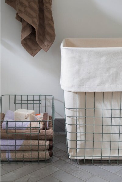 Cesto portabiancheria verde in metallo 64 l Store-It - Mette Ditmer Denmark