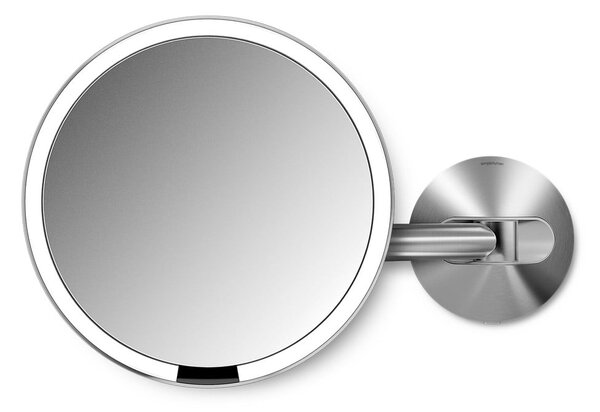 Specchio da parete/per make-up con illuminazione/con ingrandimento (5x) ø 20 cm Sensor – simplehuman