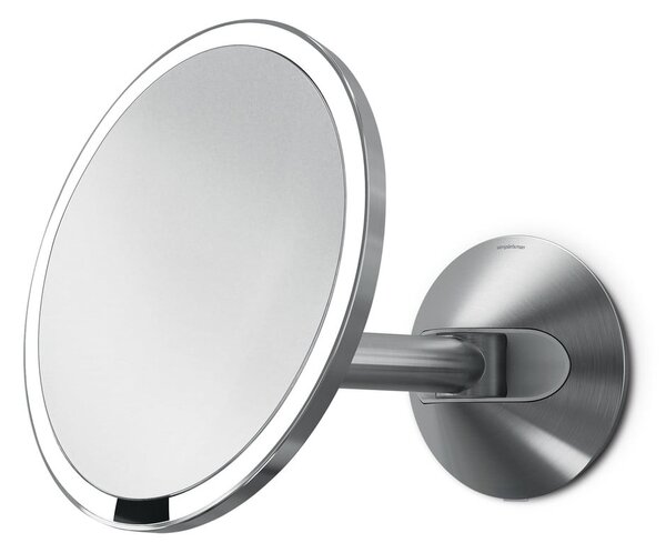 Specchio da parete/per make-up con illuminazione/con ingrandimento (5x) ø 20 cm Sensor – simplehuman