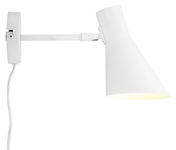 Applique da parete Dyberg Larsen, DL12, Bianco, Soggiorno, Metallo, Design