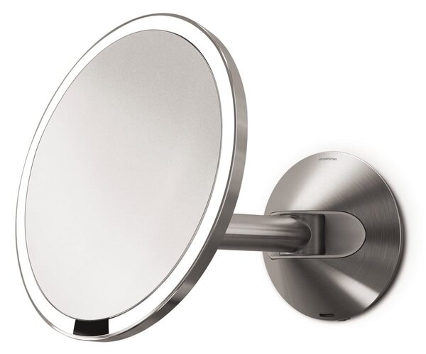 Specchio da parete/per make-up con illuminazione/con ingrandimento (5x) ø 20 cm Sensor – simplehuman