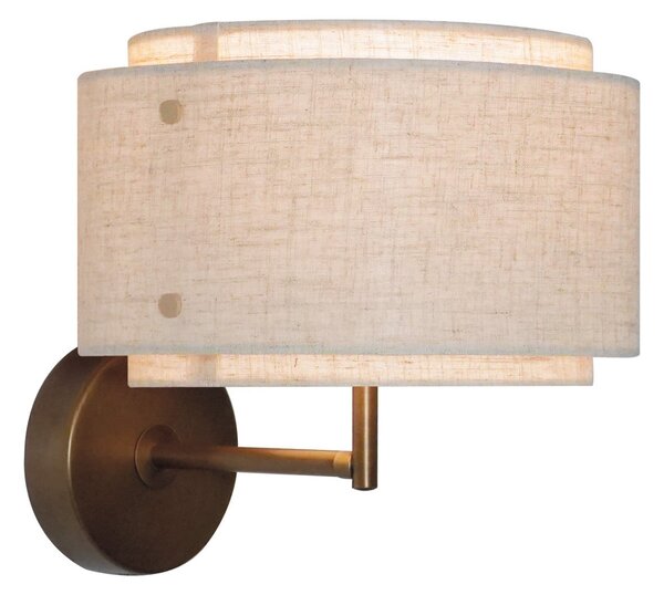 Applique da parete DFTP by Nordlux, Takai, Beige, Camera da letto, Tessuto / Tessile, Design