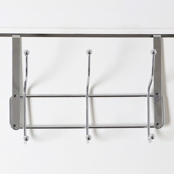 Appendiabiti in metallo argentato 11 cm Chrome - Premier Housewares