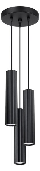 Lampadario nero ø 19,5 cm Gleam – Sollux