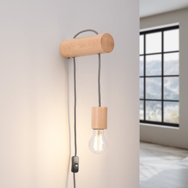 Lampada da parete di colore naturale Arcadia – Sollux