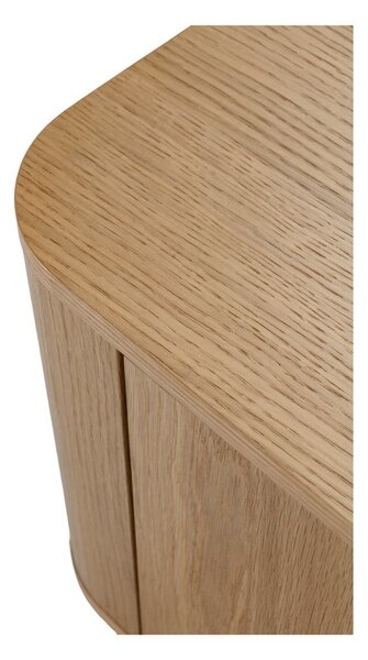 Mobile TV di colore naturale con effetto rovere 180x50,5x40 cm Padoc – MOME