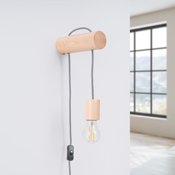 Lampada da parete di colore naturale Arcadia – Sollux