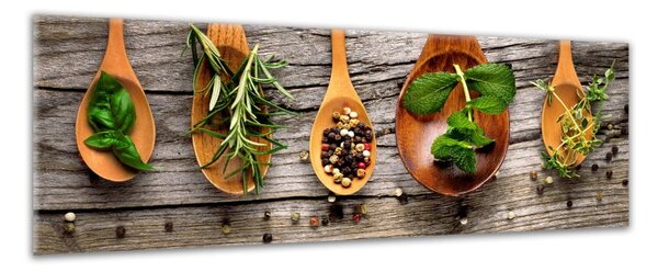 Immagine su tela, 30 x 80 cm Glasspik Kitchen Wooden Spoons - Styler