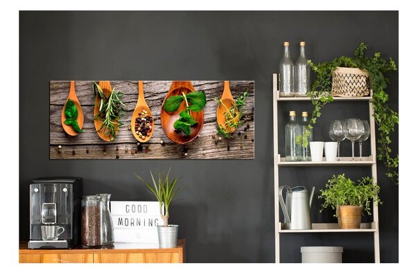 Immagine su tela, 30 x 80 cm Glasspik Kitchen Wooden Spoons - Styler