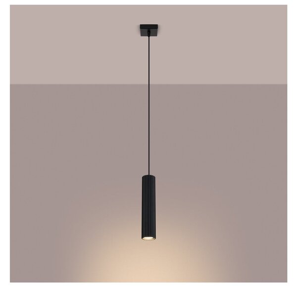 Lampadario nero Gleam – Sollux