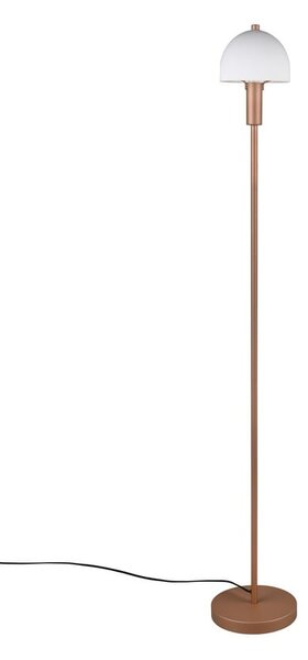 Lampada da terra color bronzo con paralume in vetro (altezza totale 120 cm) Glenn – Reality