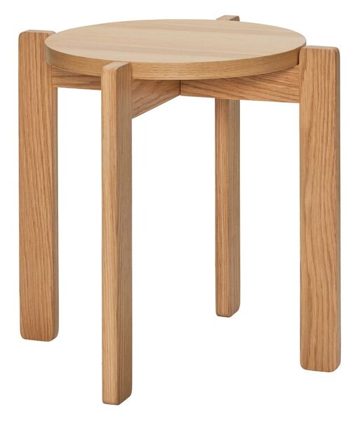 Sgabello in legno di quercia Always - Hübsch
