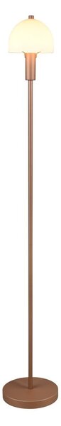Lampada da terra color bronzo con paralume in vetro (altezza totale 120 cm) Glenn – Reality