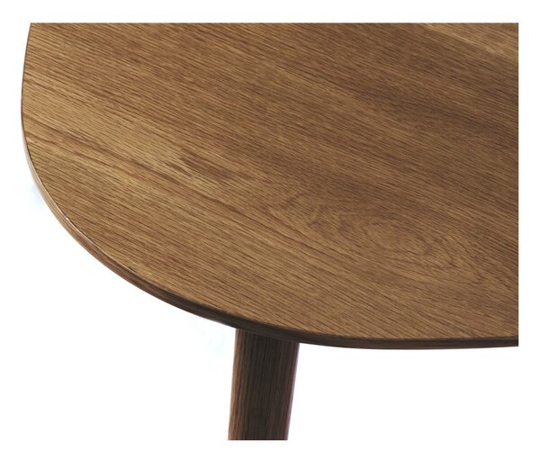 Tavolini marroni in rovere decorato in set di 2 70x100 cm Adda - Unique Furniture