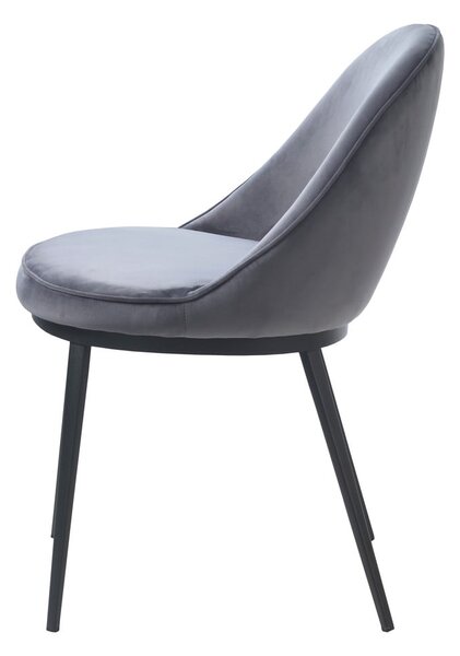 Sedia da pranzo grigia Gain - Unique Furniture