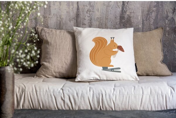 Federa decorativa 45x45 cm Squirell And Toadstool – Butter Kings