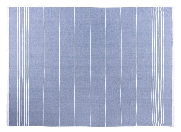 Coperta blu in cotone 150x200 cm Solene – Tiseco Home Studio