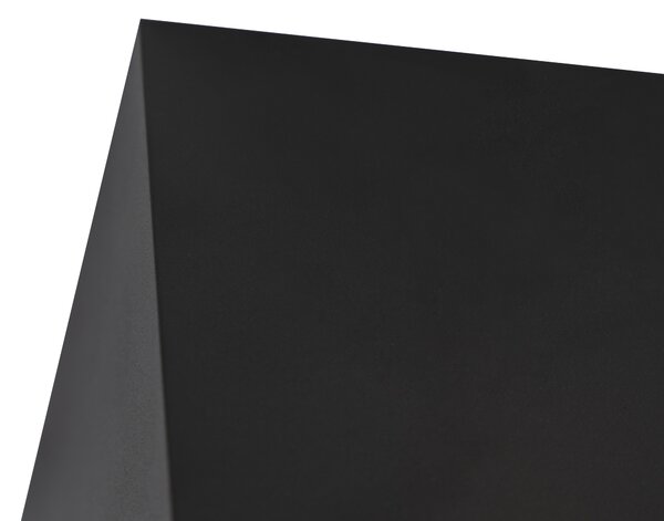 Faretto da incasso di design nero quadrato - Box
